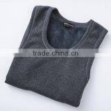 Custom OEM Logo Sleeveless Sweater Warm Vest Thick Cotton Men Tank Top thumbnail-1