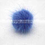 Myfur Wholesale Lovely Design Elegant Real Mink Fur Ball Adjustable Ring thumbnail-3