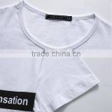 2016 Fashion Fit Best Quality Letter Printe Short Sleeve Fit Men's t Shirt thumbnail-5