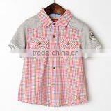 Summer Cotton Knit Boys Wear Short Sleeve Children Clothing Kids Shirt Pattern of 2 3 4 5 6 7 8 9 10 Years Old thumbnail-1