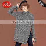 Ladies Latest Fashion High Quality Long Chunky Organic Wool Sweaters With Wholesael Price thumbnail-1