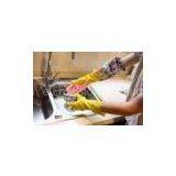 Long Cleaning Latex Gloves , Five - Finger Sponge Scouring Pad
