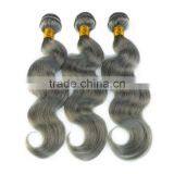 Large Stock Fast Shipping Wholesale Cheap Grey Human Hair Piece Brazilian Body Wave Gray Hair Weave thumbnail-4