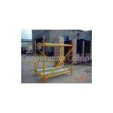 Yellow Steel Kwikstage System Scaffolding Hot Dip Galvanizated