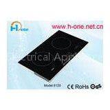 High Power 2 Zone Electric Induction Cooker , Dual Burner Induction Cooktop 3000W