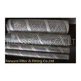 0.215mm Wall Thickness Perforated Metal Tube With Straight / Centers / Staggered Patterns thumbnail-1