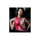 Colorful Silk Satin Custom Design Scarves Ladies Shawl Wrap For Spring