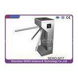 Half Height Intelligent Fingerprint Tripod Turnstile Gate for Building , Office