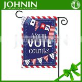 Factory produced 12*18inch Custom printing US election garden flag