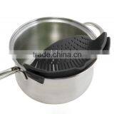 Hot Sale Clip-on Silicone Strainer,Universal Size Fits Most Pans thumbnail-4