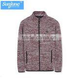 Wholesales Long Sleeve Cation Fabric Zip up Fleece Jacket thumbnail-4