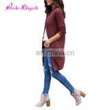 Knitting Sweaters Outerwear Pocket Long Women 2017 Latest Design Cardigan thumbnail-5