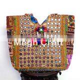 Old Banjara Embroidery Bag With Mirror Work.vintage Bags and Handmade Banjara Embroidery Work Shoulder Bag thumbnail-2