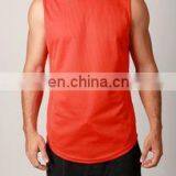 Wholesale Custom Oem Deep Cut v Neck Gym Singlets thumbnail-1