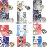 Europe's Football Leagues Club Keychain Soccer Club Logo Bronze Keychain thumbnail-4