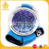 Antique Copper Half Marathon Running Medal With Company Logo thumbnail-2