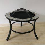 Upgraded] FEMOR Large 3 in 1 Fire Pit With BBQ Grill Shelf,Outdoor Metal Brazier Square Table Firepit Garden Patio Heater/BBQ/Ice Pit With Waterproof Cover (Fire Pit & Grill) thumbnail-3