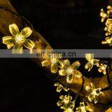 Solar Powered Cherry Blossom Peach Blossom String Garden Outdoor Waterproof Decorative String Lights thumbnail-5