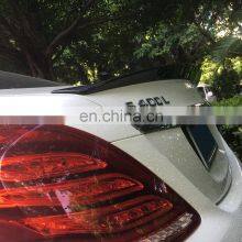 JCSPORTLINE Carbon Fiber W222 Rear Trunk Spoiler for Benz S-Class W222 Sedan 4-Door 2014 - 2017 thumbnail-5