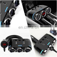 Hot Sale Car Cigarette Lighter Charger 12V Car Socket Splitter Adapter Plug Car LED USB Charge Port Accessories Universal thumbnail-4
