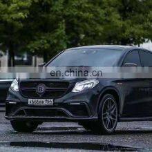Runde Top Quality For 16-19 Mercedes-benz Gle Upgrade Brabus Carbon Fiber Body Kit Front Lip Rear Lip Spoiler thumbnail-1
