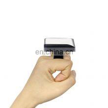 Мини-портативный сканер QR-кодов и штрихкодов 1D 2D без проводов, носимый на пальце считыватель штрихкодов