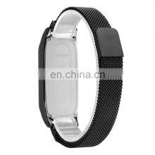 Guangzhou SKMEI New Arrival 1697 Touch Screen Stainless Steel Band LED Watch Movement Cheap Fashion Ladies Watch Women thumbnail-5