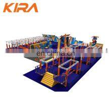 Durable Adventure Play Equipment Ninja Warrior Playground Indoor