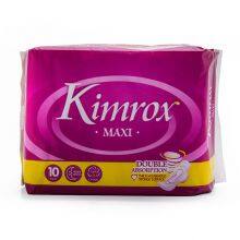 Sanitary Pads For Women, Maxi Super Absorbent Night Pads, With Wings, Unscented, 10 Count