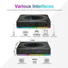 2024 Factory Price Ruogood S905X4 Quad Core 64bit 1000M RJ45 Dual-WiFi 2.4G/5G 2T2R, 8K Android Box 2GB/16GB For Smart Hotel thumbnail-4