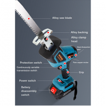 Lithium Ion Saber Saw Reciprocating Saw thumbnail-5
