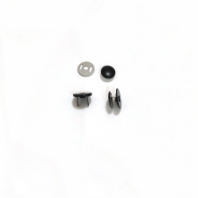 14MM Matte Black Single-sided Rivet Ultra-thin Magnetic Button thumbnail-3