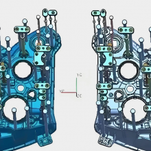 Custom Plastic Injection Mold for Automotive Lighting Multi Cavity Mould thumbnail-2