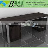 Modern Office Counter Table Design, Chrome 4 LED Counter Table for Sale thumbnail-1