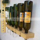 Деревянный винный стеллаж, полка для демонстрации бутылок вина, ручной деревянный держатель винного стеллажа