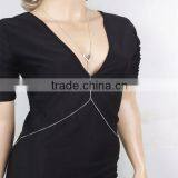 2015 New Products Metal V of Carve Patterns or Designs on Woodwork Women's Summer Body Chains thumbnail-1