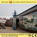 Double Mast Mobile Aluminum Rotating Folding Lift Table/double Mast Aluminium Building Cleaning Lift Quality Choice thumbnail-2