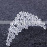 2015 Fashion Design Crystal Rhinestone Bride Crown Beautiful Crown for Women thumbnail-1