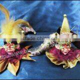 New Fashion Mixed Color Christmas Decoration Hang On Cloth Art Elves Head thumbnail-1