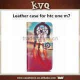 Colorful Images PU Leather Wallet Flip Case Cover for Htc One m7 Cover