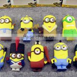 (Hot Sale) High Quality Cartoon Power Bank Despicable Me Design Mini Power Bank cute silicone power charger