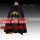Costom Accept Blank Yellow Capes Mask for Toddlers,63cm Without Lining Cape Cloak Kids,performance Costumes Cape With Masks Boys Quality Choice thumbnail-3
