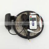 5m 3528 SMD Warm White 300 LED Strip Light IP65 + 11Key RF Remote + 12V 2A Power