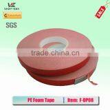 Adhesive Double Sided PE Foam Tape for Auto and Glass