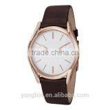 New Arrival Rose Gold Stainless Steel Simple Style Wrist Watch Made in China