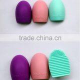 Brushegg Silicone Brush Cleaning Egg Brush Cleaning Egg Cosmetic Brush Cleanser Mack up Makeup Brush Cleaner Clean Tools thumbnail-3