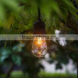 Outdoor Commercial String Globe Lights 48 Feet Long With 15 Hanging Dropped Sockets thumbnail-3