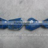 Wholesale Tumbled Flat Loose Faceted Gemstone Lapis Lazuli Supplier thumbnail-3
