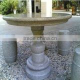 Outdoor garden granite table sets