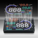 Car HUD Head Up Display Vehicle-mounted Security System With OBD 2 Interface Overspeed Warning Fuel Consumption